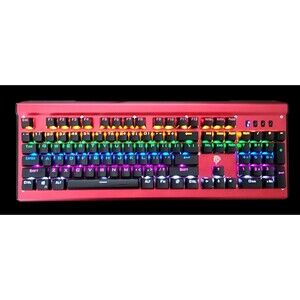 ​EasySMX SI-2029 Mechanical Gaming Keyboard RGB Backlit Red Aluminum Wired USB